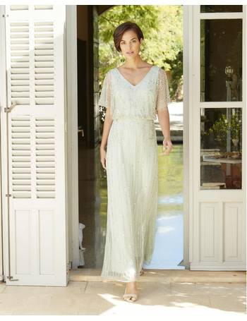 joanna hope stretch beaded maxi dress