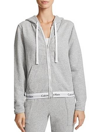 calvin klein zip hoodie women's