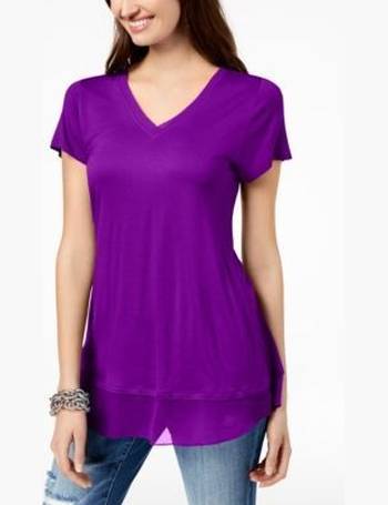 macy's inc tunic tops