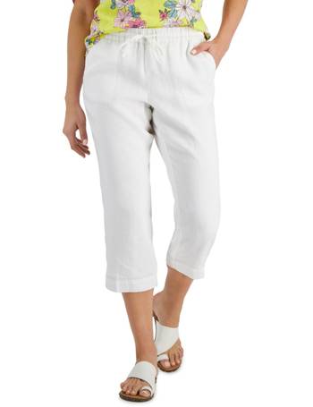 Shop Macy's Charter Club Women's Linen Pants up to 80% Off