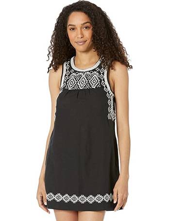 Lucky Brand Women's Embroidered Sleeveless Popover Dress