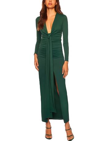 Susana Monaco Sleeveless Cutout High/Low Maxi Dress