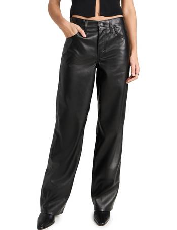 Reformation x Veda Kennedy Wide Leg Leather Pants