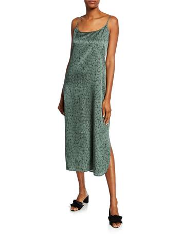 eileen fisher tencel slip dress