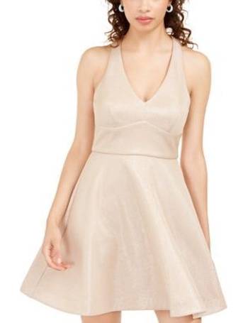 Teeze Me Juniors' Allover Ruched Dress - Macy's