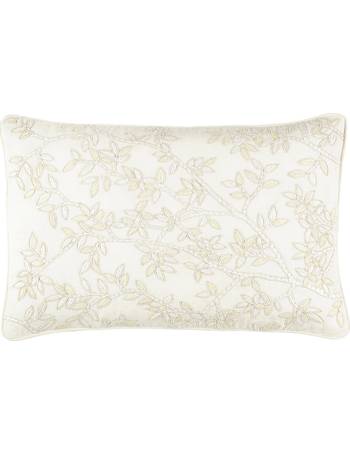 Pine Cone Hill - Jolie Embroidered White Decorative Pillow