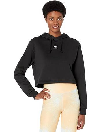 adidas originals women's v ocal cropped hooded sweatshirt