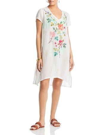 Johnny was burke linen tunic dress hotsell