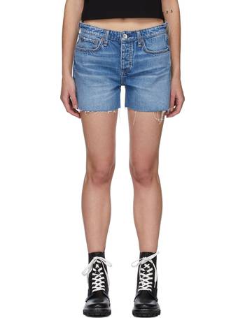 Blue Denim Shorts Ssense Donna Abbigliamento Pantaloni e jeans Shorts Pantaloncini 