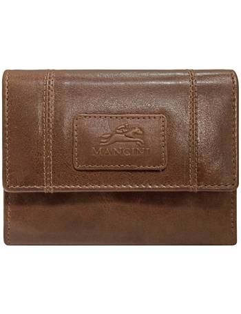 Giani Bernini Vertical Plaid All In One Wallet, Created For Macy's in Brown