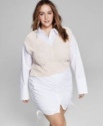 macys plus size sweaters