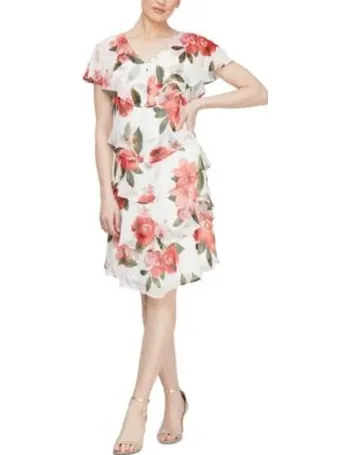 sl fashions layered shift dress
