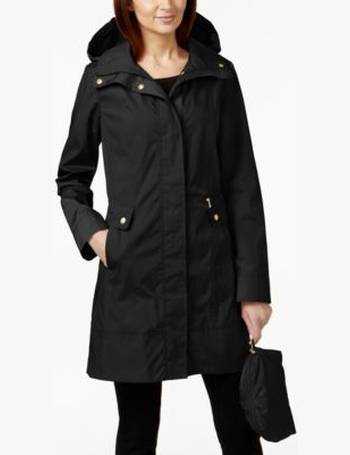 macys womens rain coats