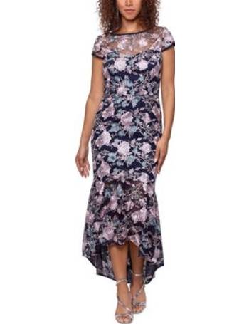 X by Xscape Womens Fit & Flare Floral Print Mini Halter Dress BHFO 7993