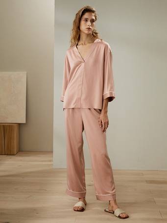 Silk Suede Camisole Pajama Set