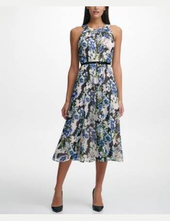 tommy hilfiger belted maxi dress