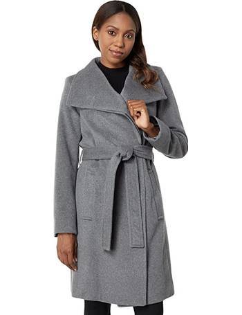 Michael michael kors missy double breasted hooded hot sale trench coat