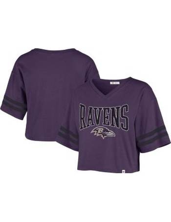 47 Brand Ravens Brush Back Parkway Long Sleeve T-Shirt - Women's