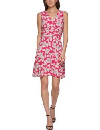 tommy hilfiger faux wrap dress