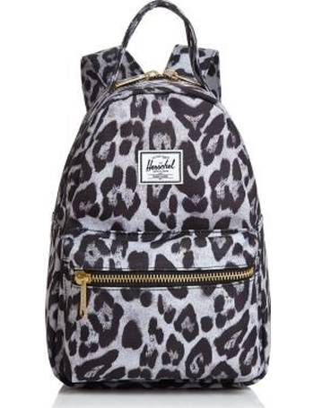 herschel leopard print backpack