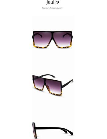 Jeulia Party Mask Square Grey Gradient Oversize Unisex Sunglasses -  Jeulia Jewelry