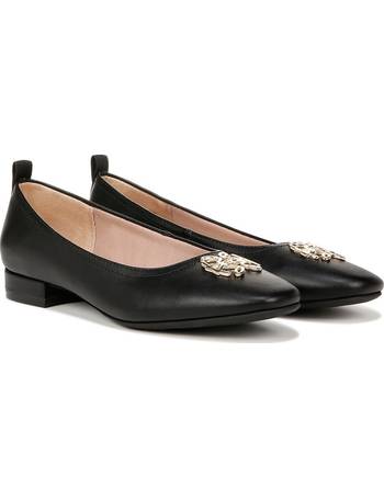 Famous footwear black on sale flats