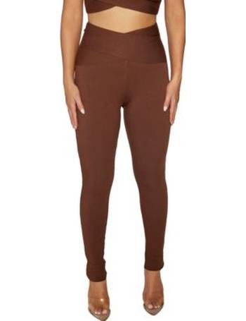 Naked Wardrobe Snatched & Slit Leggings - Macy's