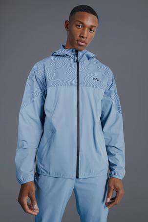 Active Matte Zip Through Windbreaker