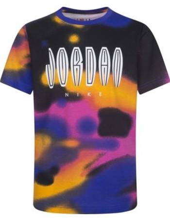 Jordan Big Boys Ombre Speckle Logo Long Sleeve T-shirt - Macy's