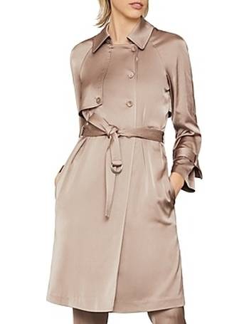 Bcbg calico outlet long trench coat