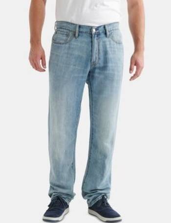 Lucky Brand Men's 410 Athletic Straight Distressed Jeans