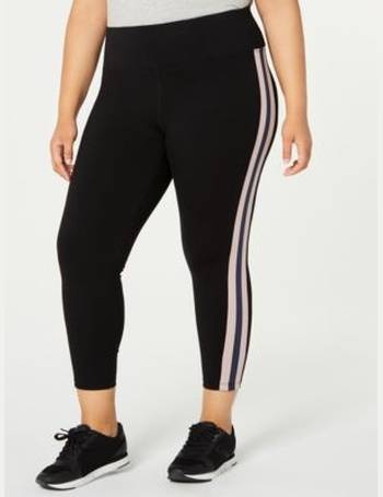 Calvin Klein Plus Size Striped Leggings - Macy's
