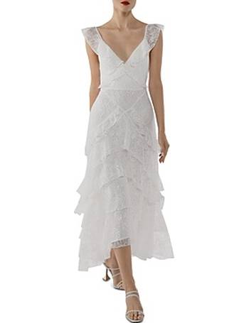 Sau lee kendall sleeveless mesh & lace outlet dress