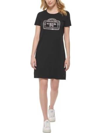 The Wild Collective Women's Black Houston Astros T-shirt Dress