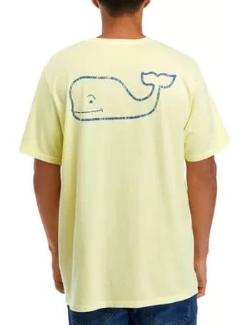 vineyard vines Men's Harbour Fish Whale Fill Short-Sleeve Pocket