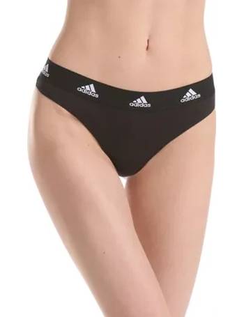 Adidas Intimates Women's 3-Stripes Wide-Side Thong Underwear 4A1H63