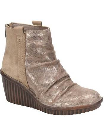 bionica ocala wedge bootie