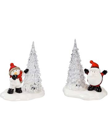 LED Ceramic Christmas Tree Gnome