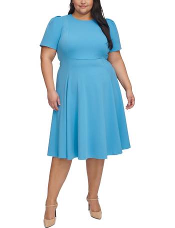 Macy's calvin klein dress plus clearance size