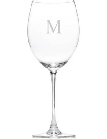 Lenox Tuscany Classics Monogrammed A Pinot Grigio Wine Glass Set of 4 