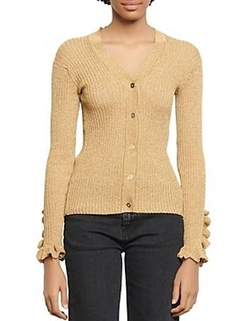 sandro jeck oversized cardigan