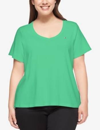 tommy hilfiger women's plus size shirts