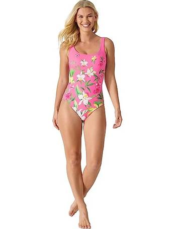 Tommy Bahama Women's Tommy Bahama Black Los Angeles Dodgers Pearl Clara  One-Piece Swimsuit