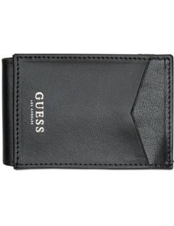 GUESS Men's Cruz Trifold Leather Wallet - Macy's