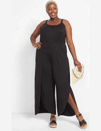 lane bryant black romper