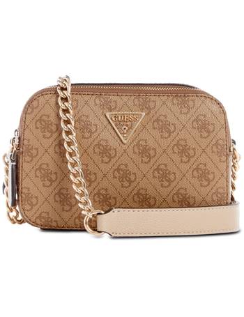 GUESS Rea Mini Monogram Camera Crossbody with Removable Pouch - Macy's