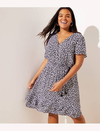 Loft plus hotsell wrap dress