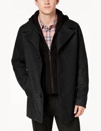Guess Men S Hooded Jackets Up To, Guess Men S Hooded Pea Coat