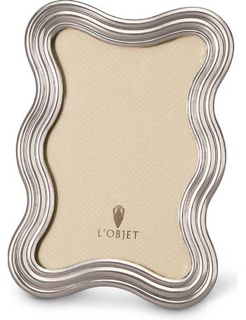 L'Objet White Ripple 4 x 6 Photo Frame - Frames