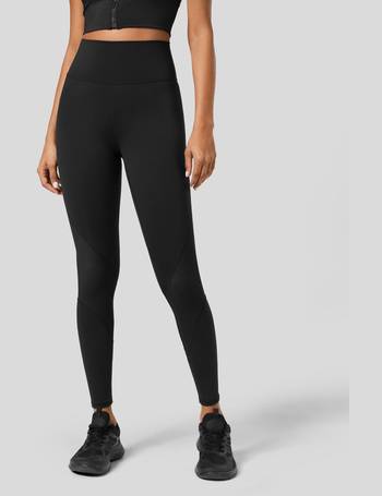 Women's SpeedWave™ High Waisted Back Zip Pocket Contrast Mesh Quick Dry 7/8  Workout Leggings - Halara